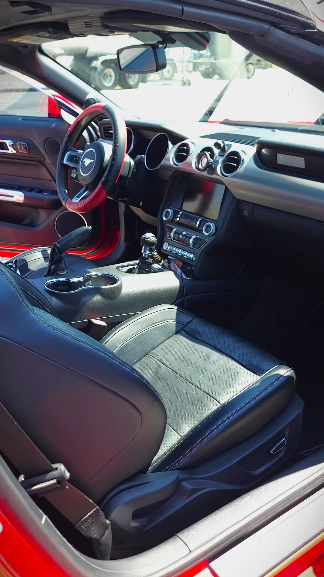 Full Detail - Red Mustang 50th Anniversary - Interior Passanger Shot (Edited)